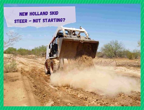 how to tow a new holland skid steer|skid steer won't run.